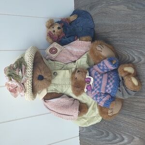 ⭐NWT 3pc Boyds Bear Lot